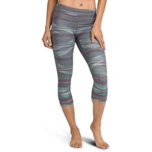 prAna Pillar Capri Printed Leggings Women’s Sz M